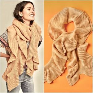 🆕 ANTHROPOLOGIE Abigail Ruffled Scarf
